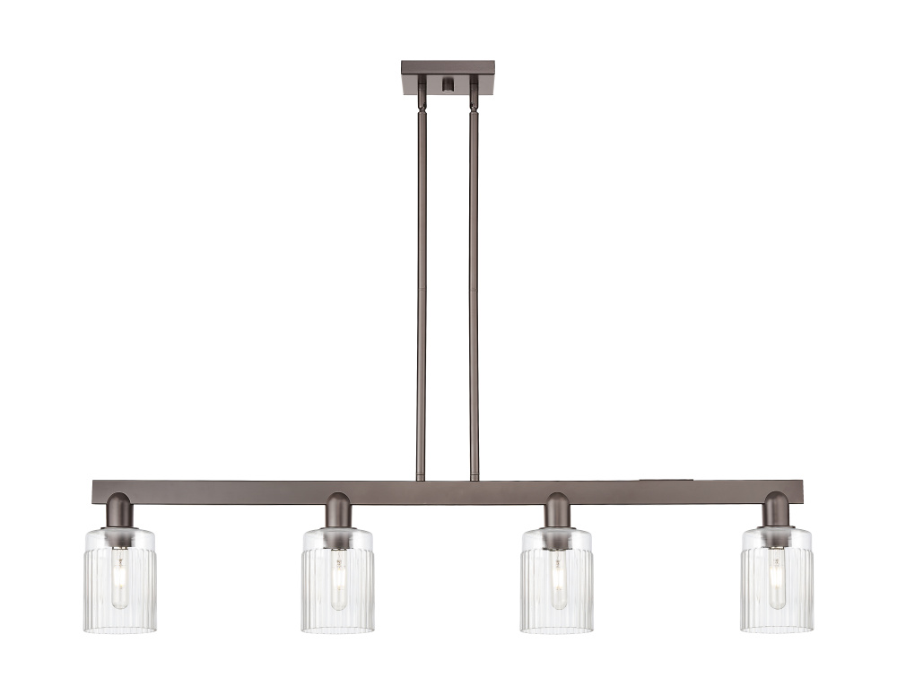 Hadley - 4 Light - 47 inch - Oil Rubbed Bronze - Stem hung - Island Light