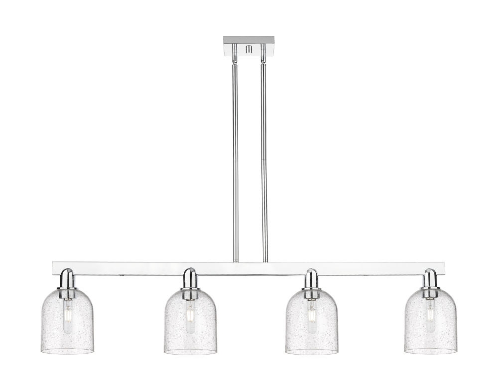 Bella - 4 Light - 48 inch - Polished Chrome - Stem hung - Island Light