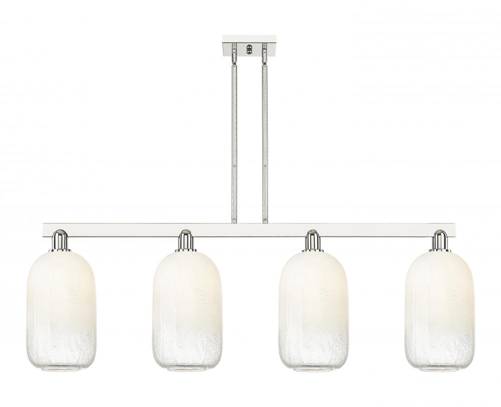 Brookhaven Cloche - 4 Light - 48 inch - Polished Nickel - Stem hung - Island Light