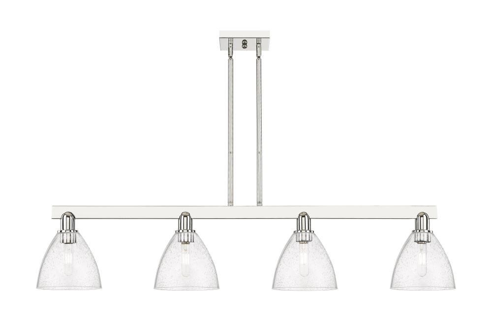 Bristol - 4 Light - 50 inch - Polished Nickel - Stem hung - Island Light