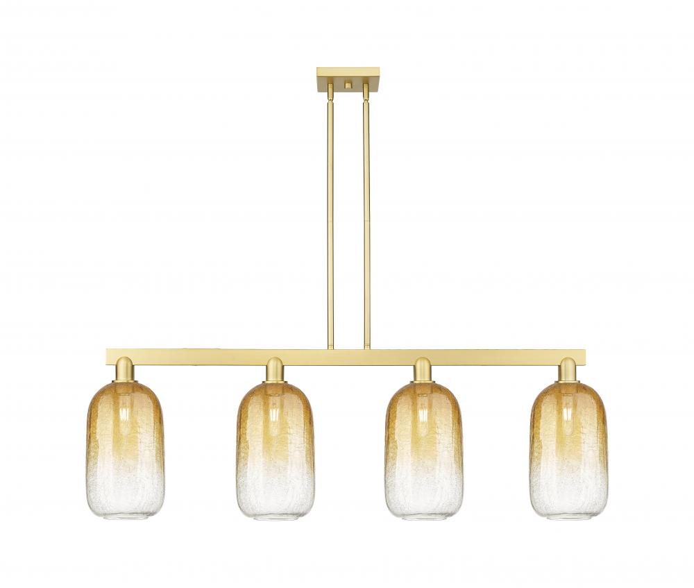 Brookhaven Cloche - 4 Light - 48 inch - Satin Gold - Stem hung - Island Light