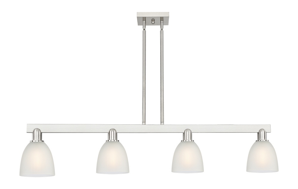Castile - 4 Light - 49 inch - Brushed Satin Nickel - Stem hung - Island Light