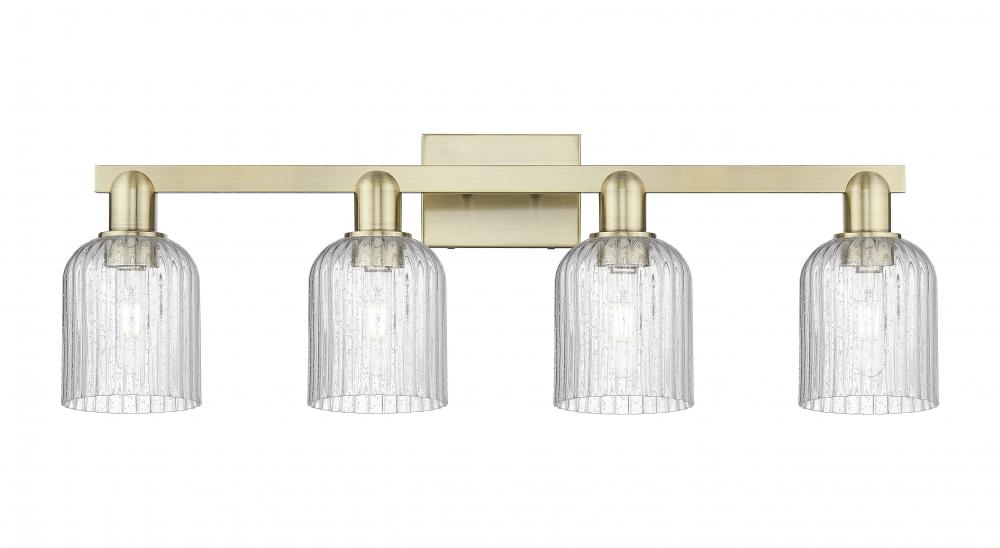 Bridal Veil - 4 Light - 36 inch - Antique Brass - Bath Vanity Light