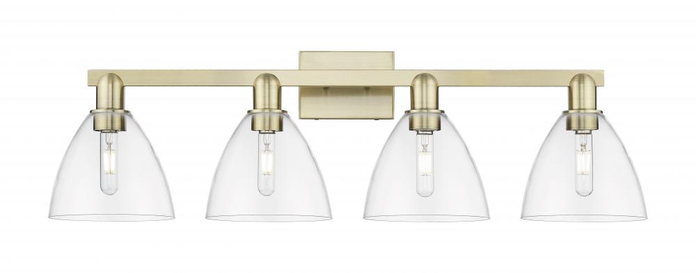 Bristol - 4 Light - 35 inch - Antique Brass - Bath Vanity Light