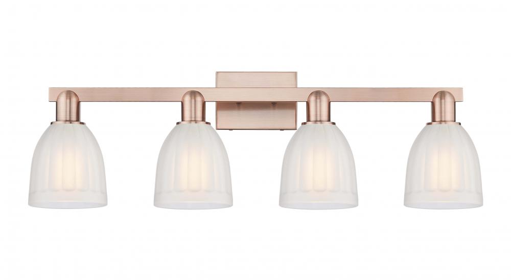 Brookfield - 4 Light - 33 inch - Antique Copper - Bath Vanity Light