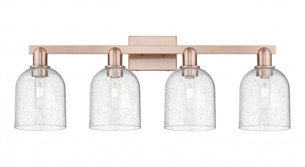 Bella - 4 Light - 33 inch - Antique Copper - Bath Vanity Light