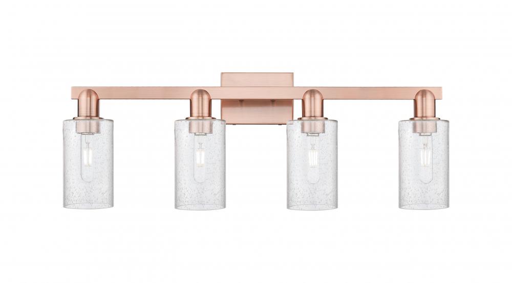 Clymer - 4 Light - 31 inch - Antique Copper - Bath Vanity Light