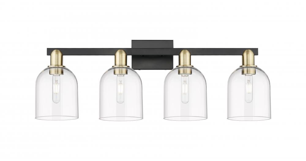 Bella - 4 Light - 33 inch - Black Antique Brass - Bath Vanity Light