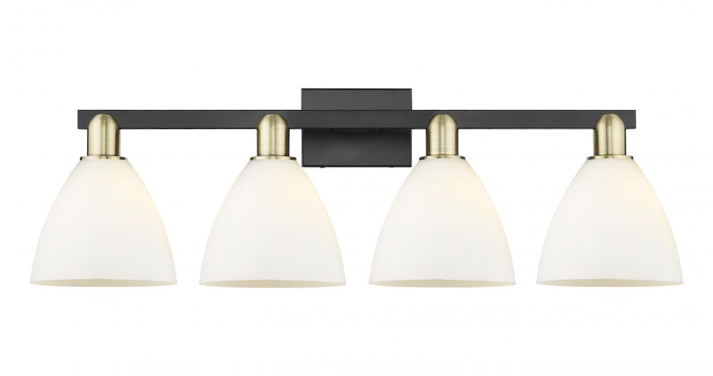 Bristol - 4 Light - 35 inch - Black Antique Brass - Bath Vanity Light