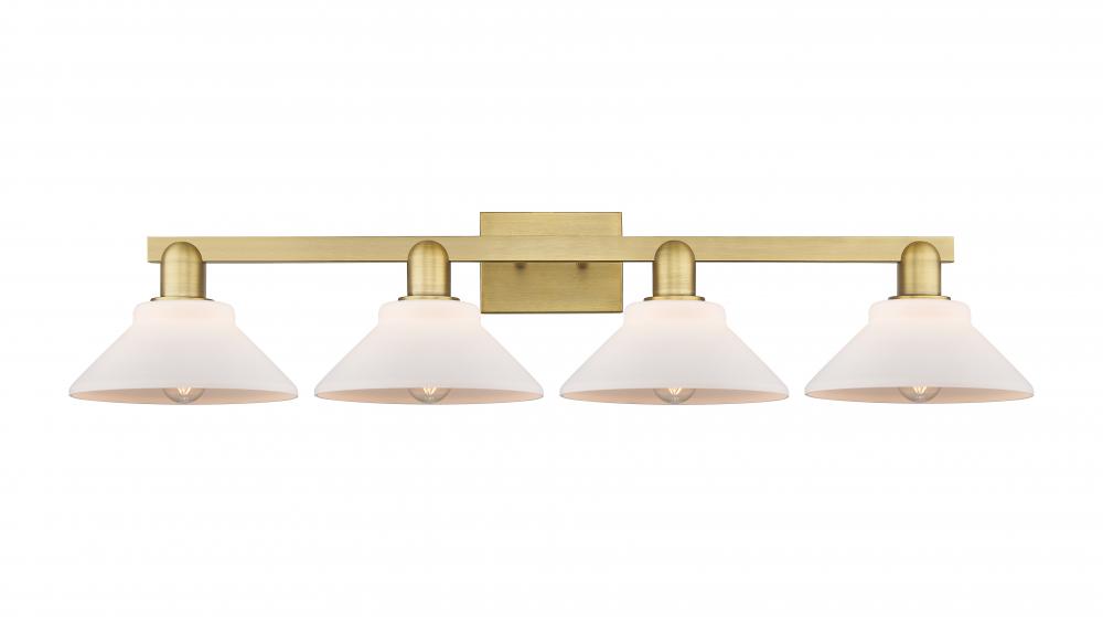 Orwell - 4 Light - 35 inch - Brushed Brass - Bath Vanity Light
