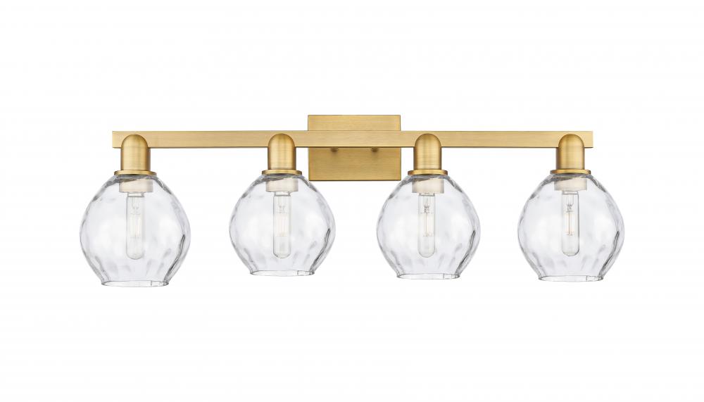 Waverly - 4 Light - 33 inch - Brushed Brass - Bath Vanity Light