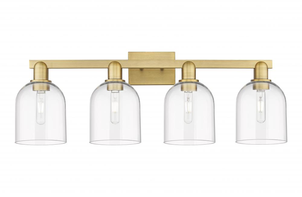 Bella - 4 Light - 33 inch - Brushed Brass - Bath Vanity Light