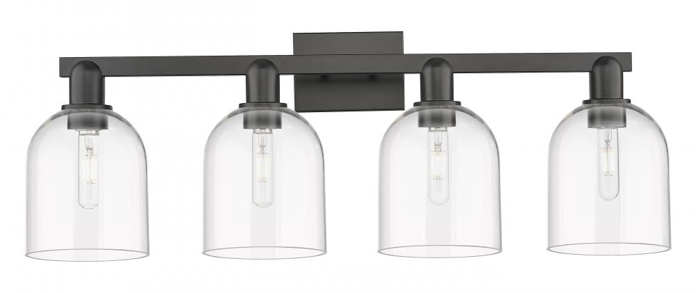 Bella - 4 Light - 33 inch - Matte Black - Bath Vanity Light
