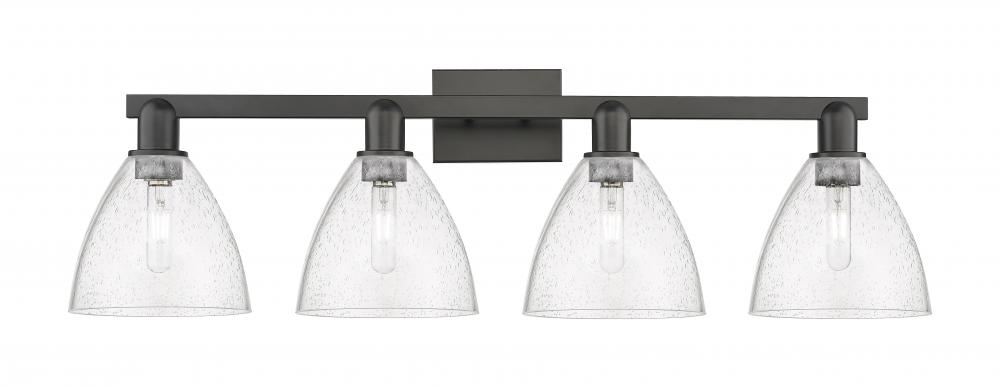 Bristol - 4 Light - 35 inch - Matte Black - Bath Vanity Light