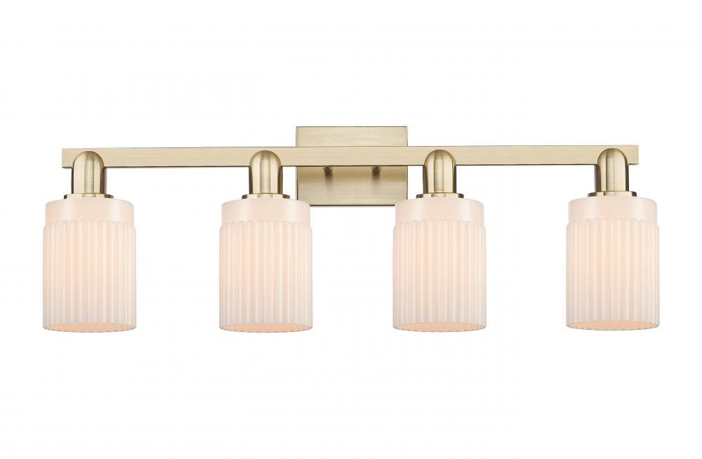 Hadley - 4 Light - 32 inch - Champagne Bronze - Bath Vanity Light