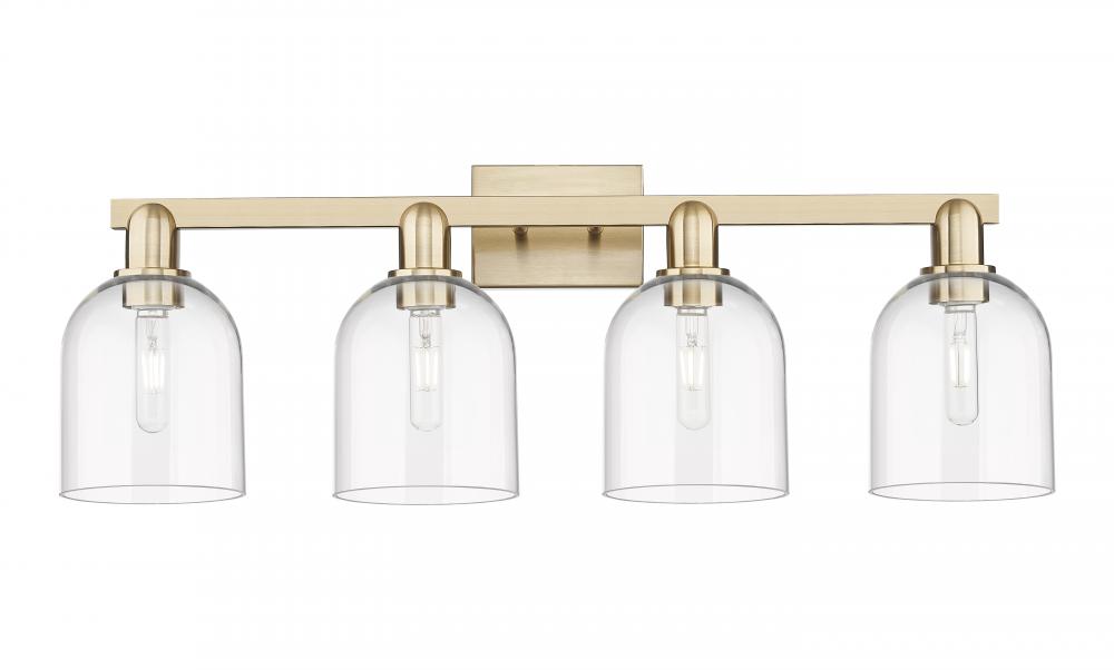 Bella - 4 Light - 33 inch - Champagne Bronze - Bath Vanity Light