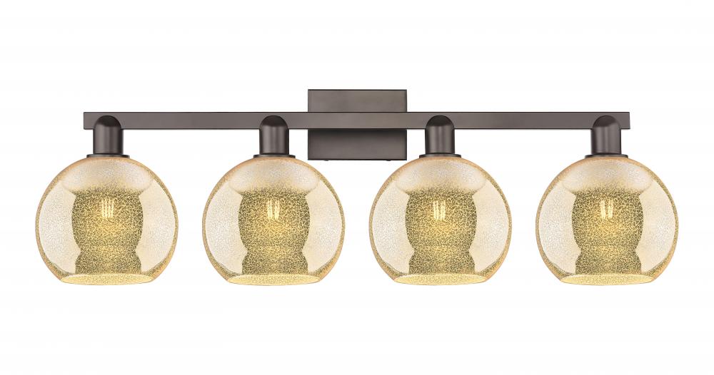 Athens - 4 Light - 35 inch - Oil Rubbed Bronze - Bath Vanity Light