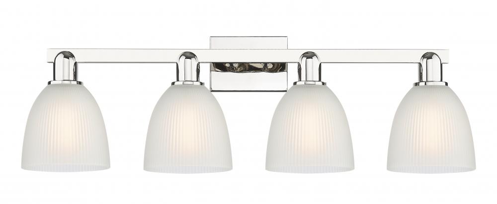Castile - 4 Light - 33 inch - Polished Nickel - Bath Vanity Light