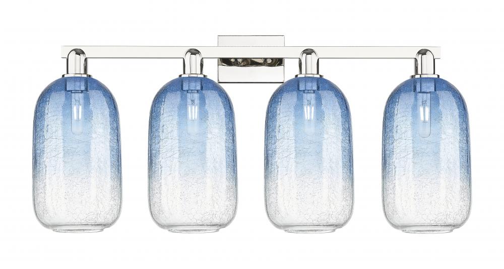 Brookhaven Cloche - 4 Light - 36 inch - Polished Nickel - Bath Vanity Light