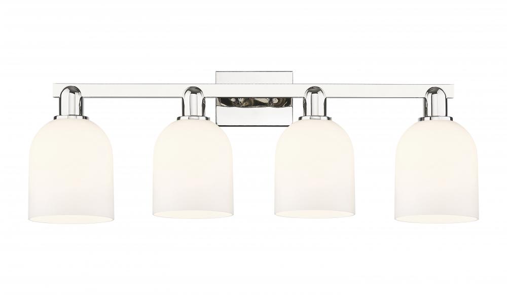 Bella - 4 Light - 33 inch - Polished Nickel - Bath Vanity Light