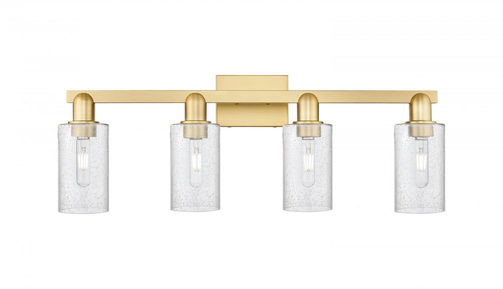 Clymer - 4 Light - 31 inch - Satin Gold - Bath Vanity Light