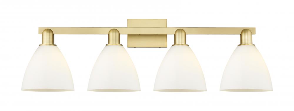 Bristol - 4 Light - 35 inch - Satin Gold - Bath Vanity Light