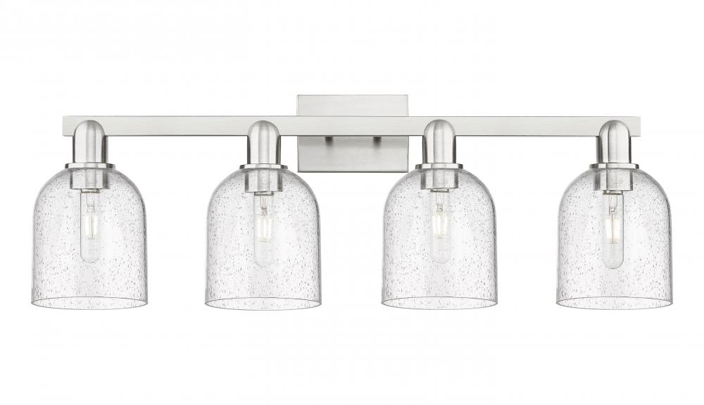Bella - 4 Light - 33 inch - Brushed Satin Nickel - Bath Vanity Light