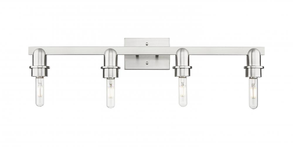 Arcadia - 4 Light - 30 inch - Brushed Satin Nickel - Bath Vanity Light