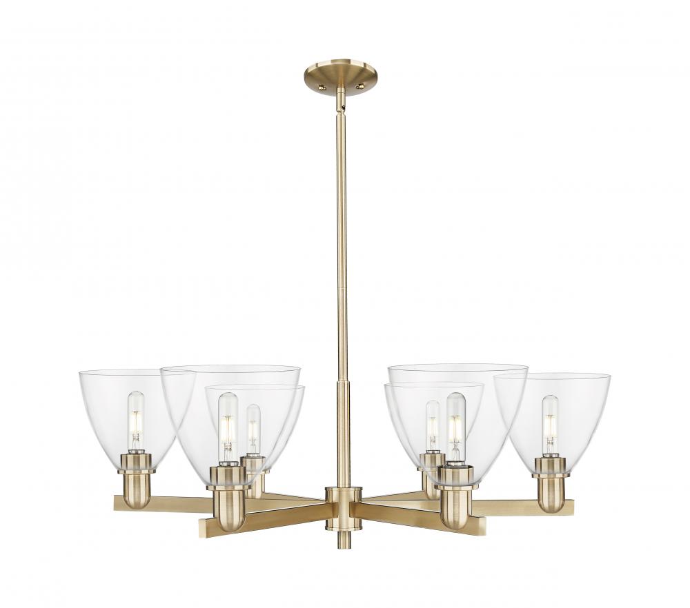 Bristol - 6 Light - 37 inch - Champagne Bronze - Stem hung - Chandelier