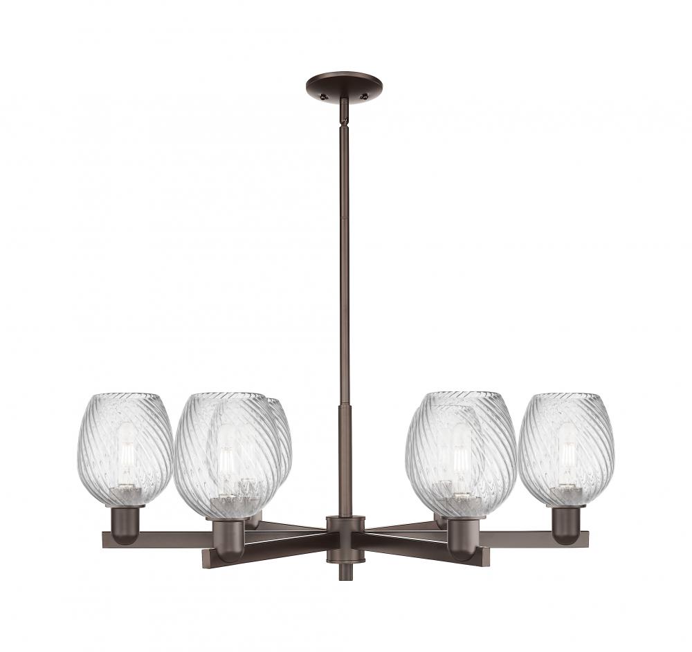 Salina - 6 Light - 36 inch - Oil Rubbed Bronze - Stem hung - Chandelier