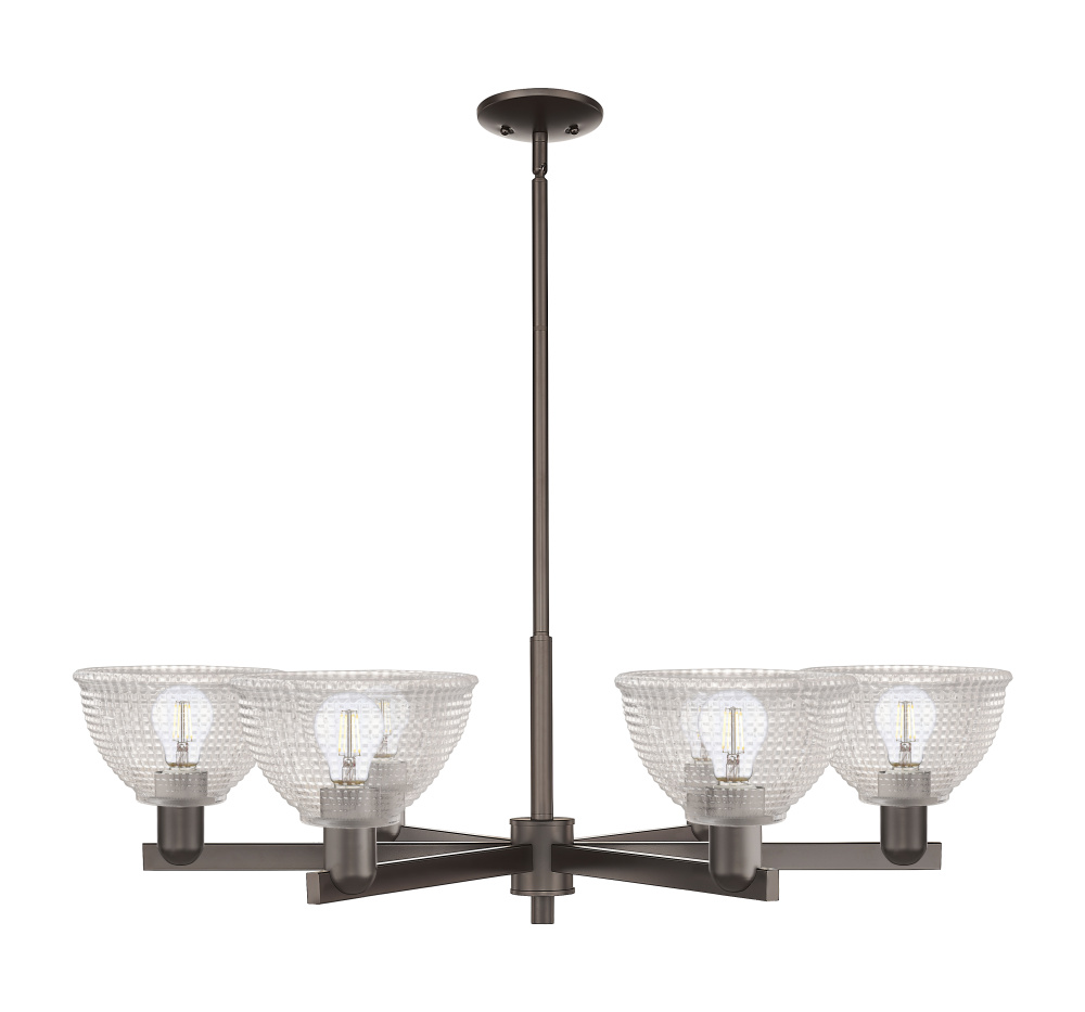 Arietta - 6 Light - 38 inch - Oil Rubbed Bronze - Stem hung - Chandelier