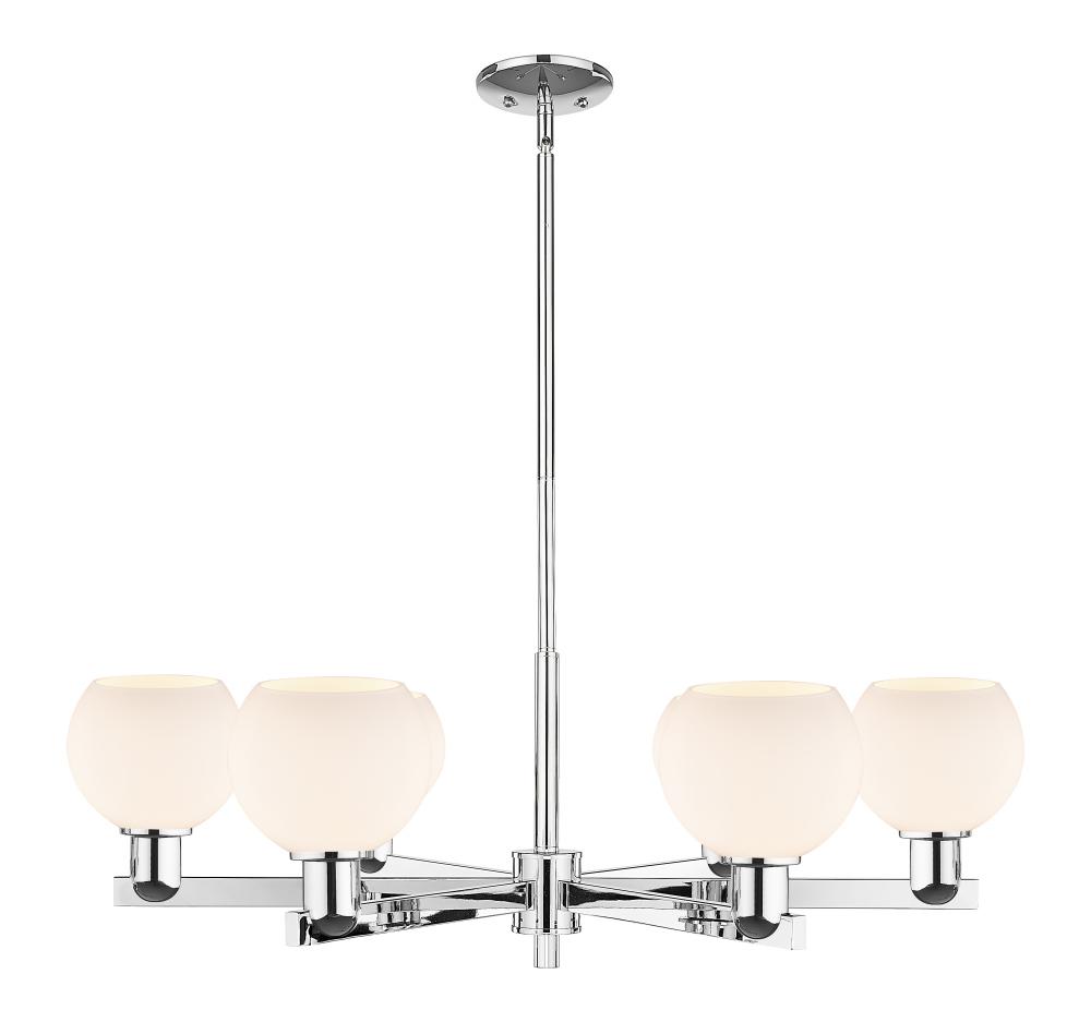 Athens - 6 Light - 36 inch - Polished Chrome - Stem hung - Chandelier