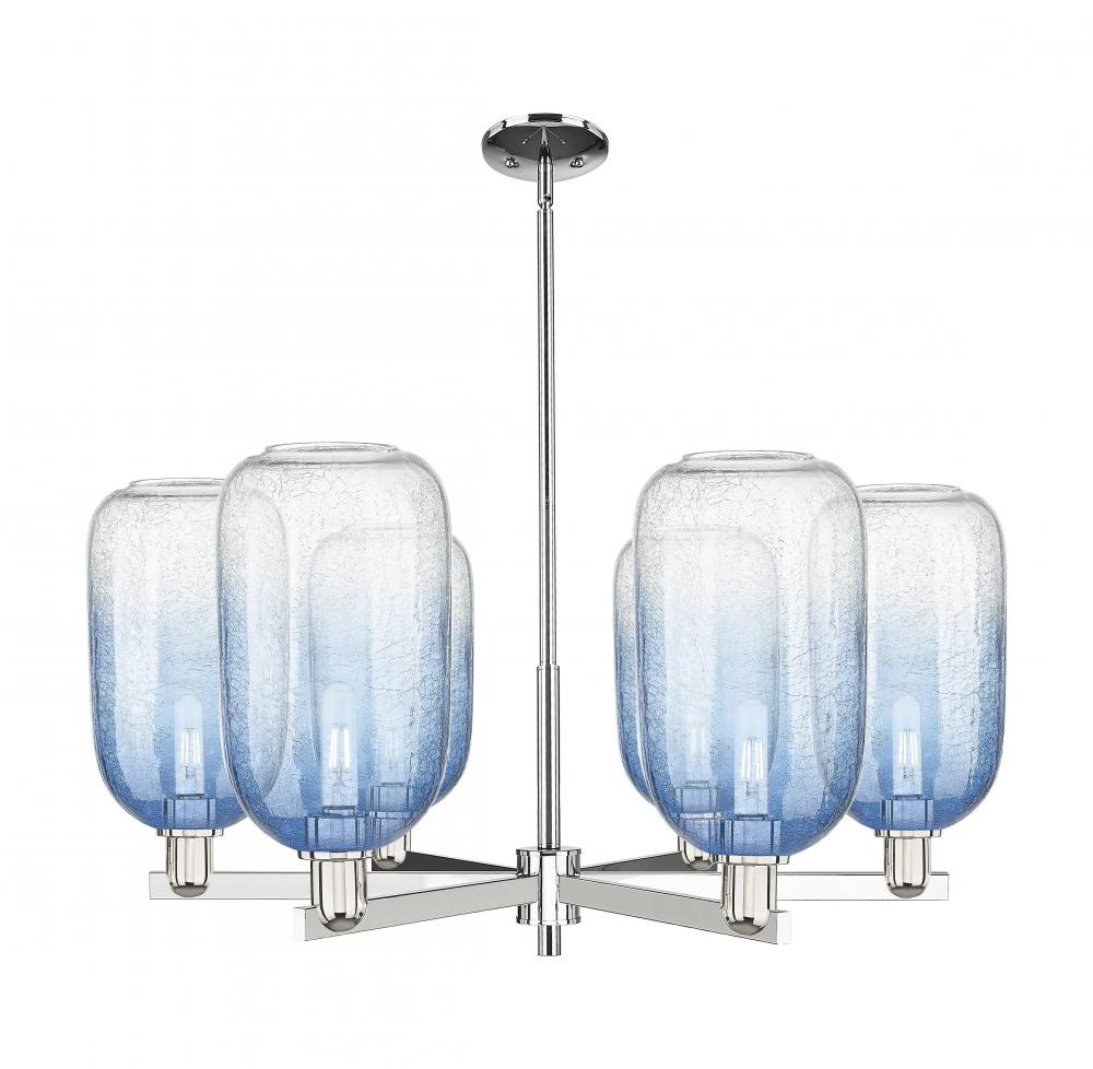 Brookhaven Cloche - 6 Light - 24 inch - Polished Nickel - Chandelier