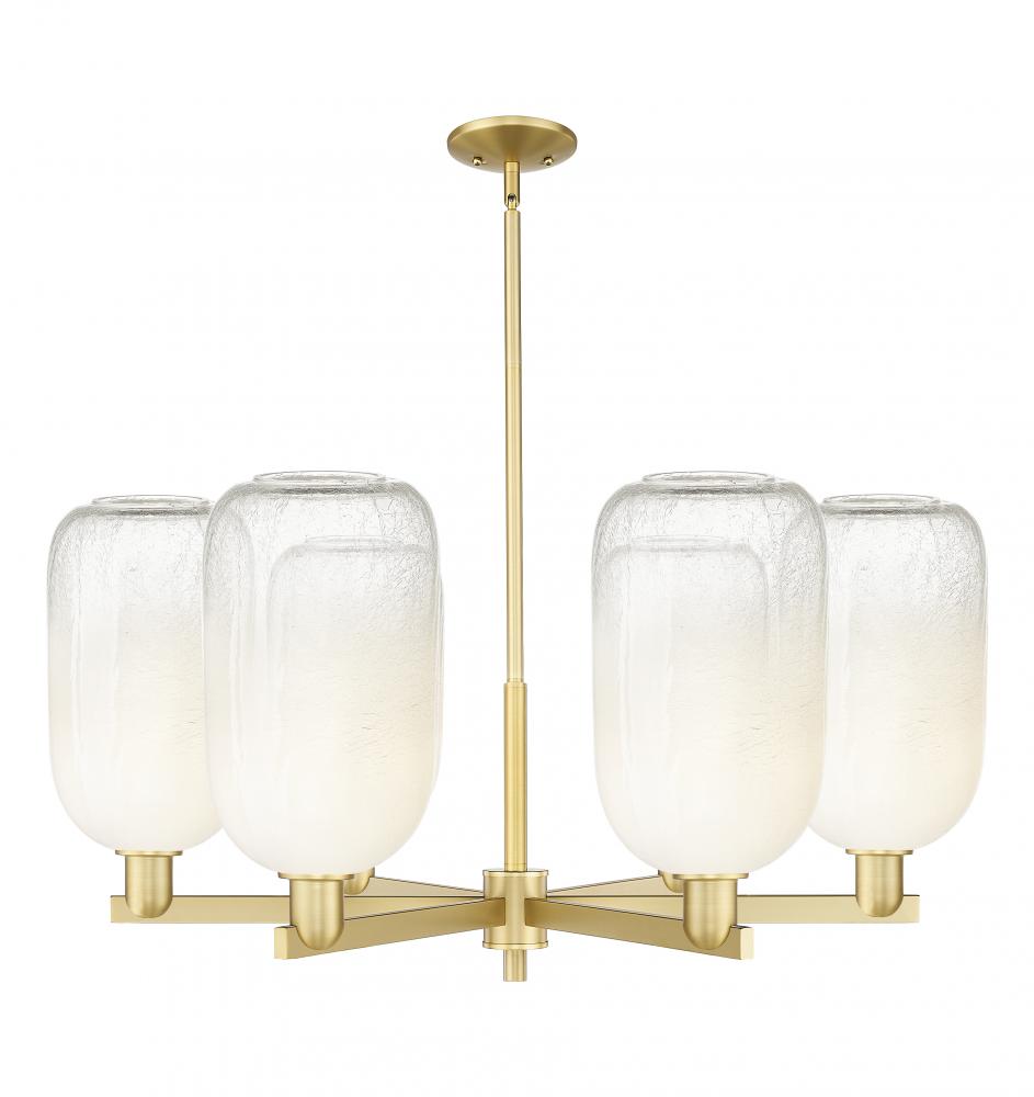 Brookhaven Cloche - 6 Light - 24 inch - Satin Gold - Chandelier