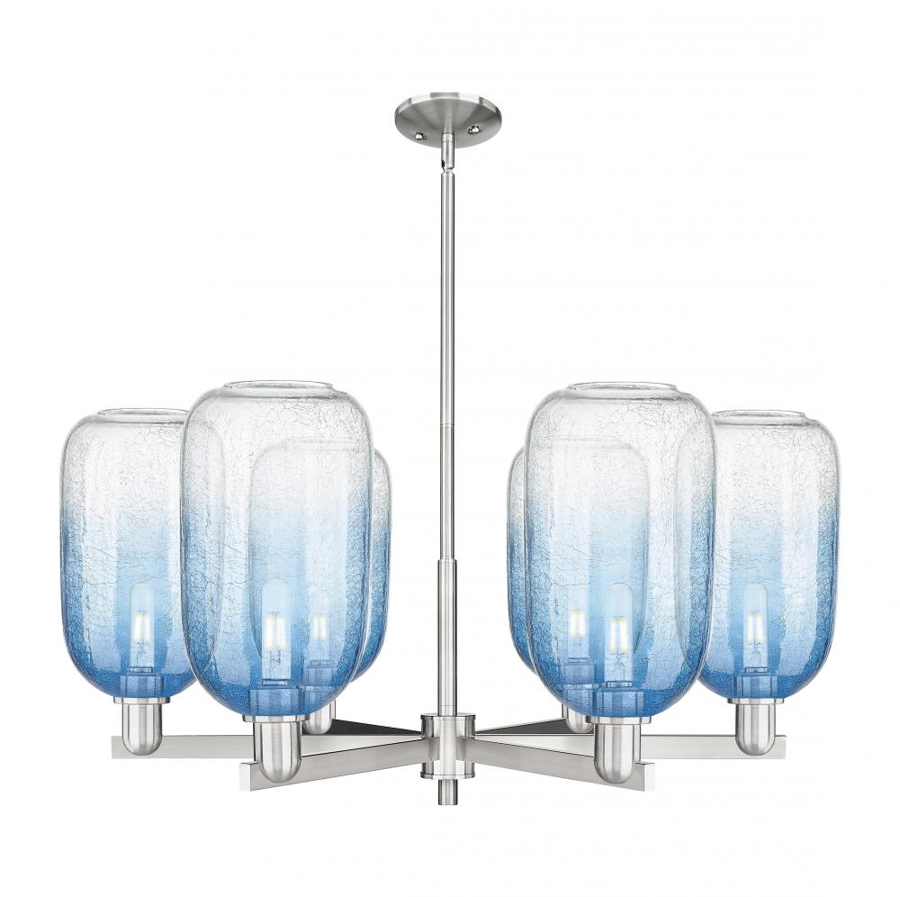 Brookhaven Cloche - 6 Light - 24 inch - Satin Nickel - Chandelier