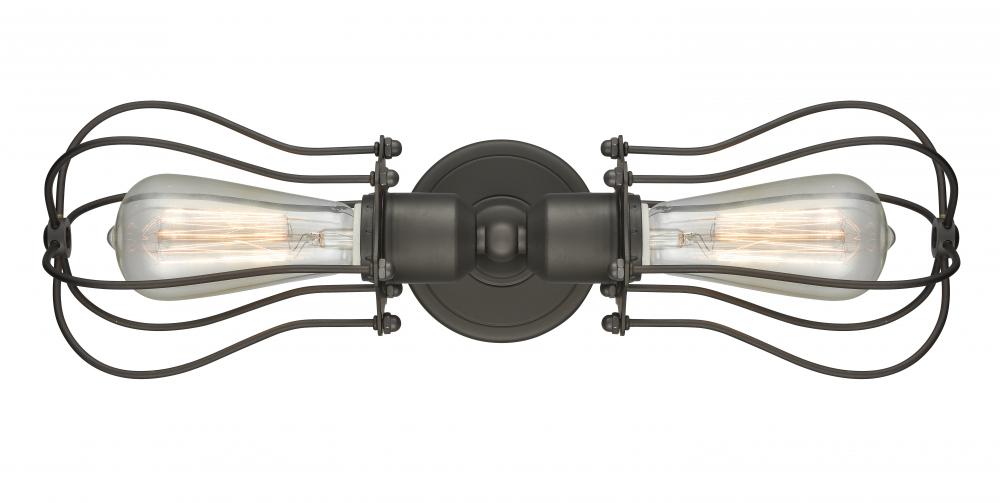 Muselet - 2 Light - 19 inch - Oil Rubbed Bronze - Bath Vanity Light