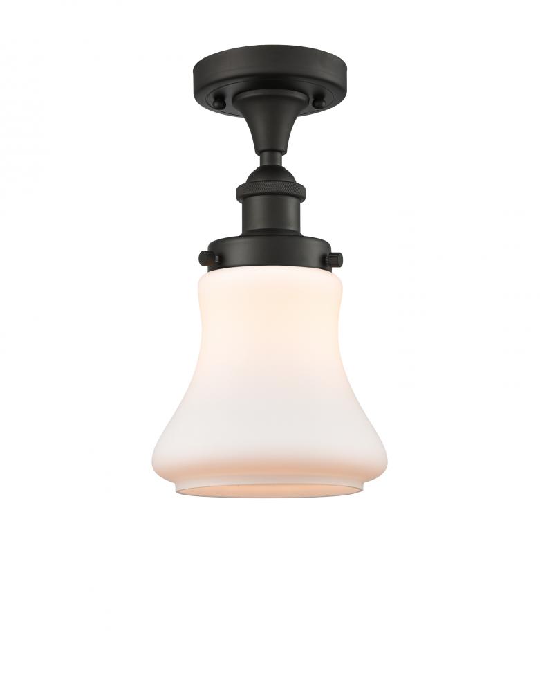 Bellmont - 1 Light - 6 inch - Oil Rubbed Bronze - Semi-Flush Mount