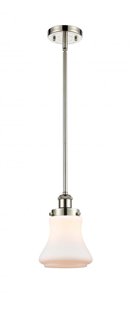 Bellmont - 1 Light - 6 inch - Polished Nickel - Mini Pendant