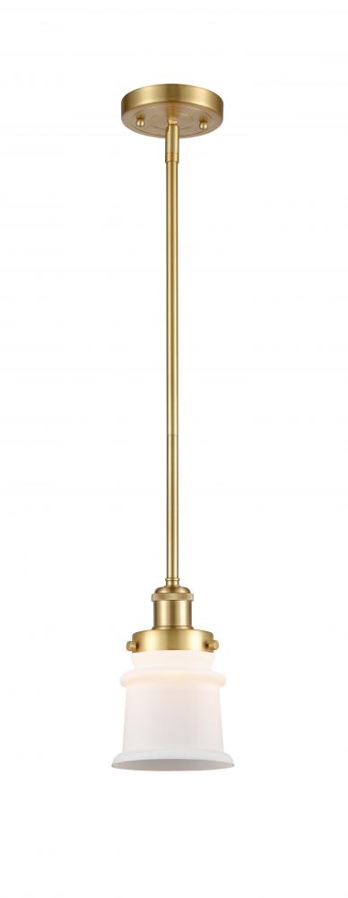 Canton - 1 Light - 6 inch - Satin Gold - Mini Pendant