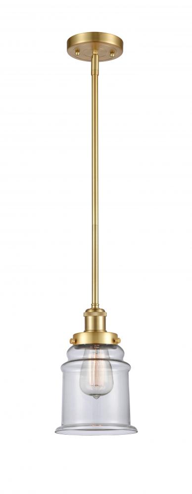 Canton - 1 Light - 6 inch - Satin Gold - Mini Pendant