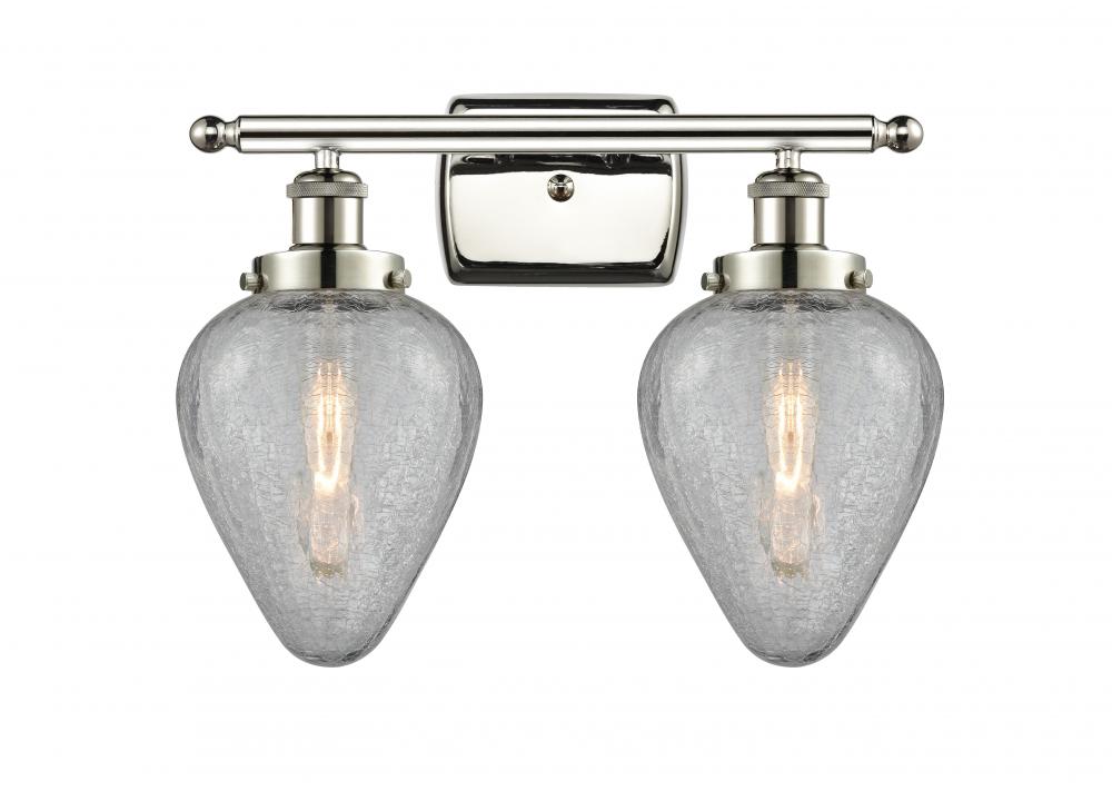 Geneseo - 2 Light - 16 inch - Polished Nickel - Bath Vanity Light