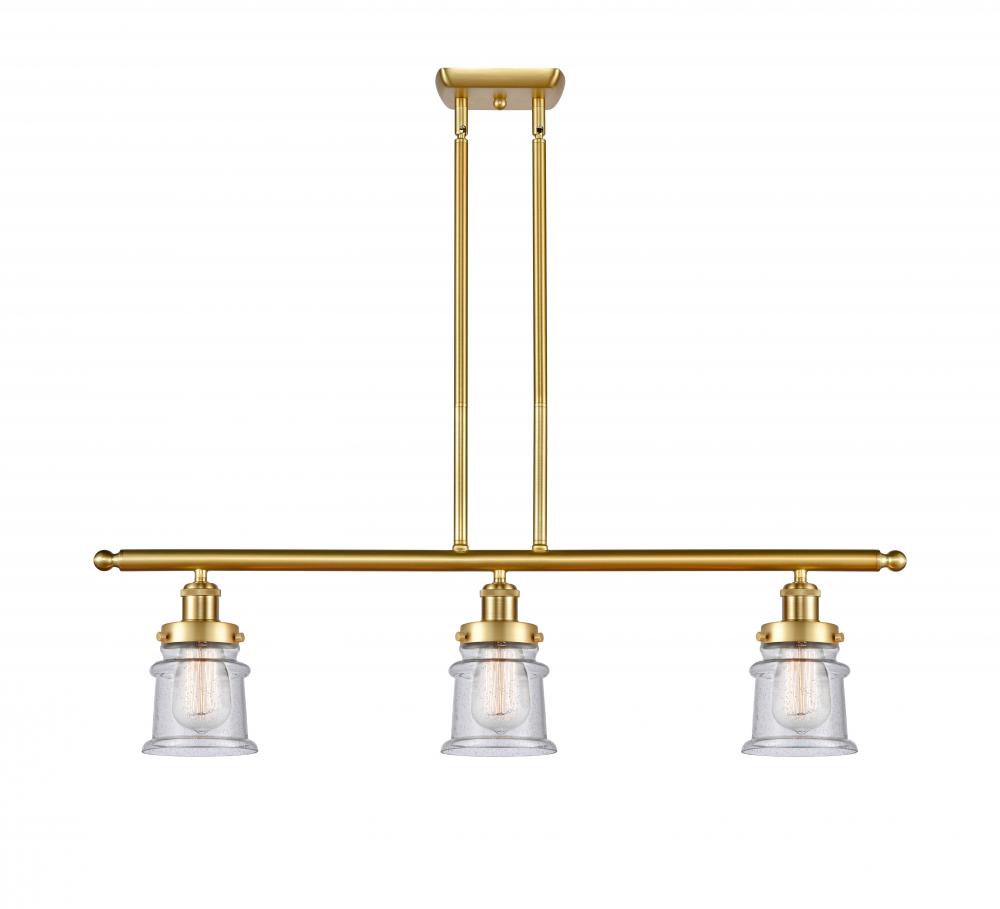 Canton - 3 Light - 36 inch - Satin Gold - Stem Hung - Island Light