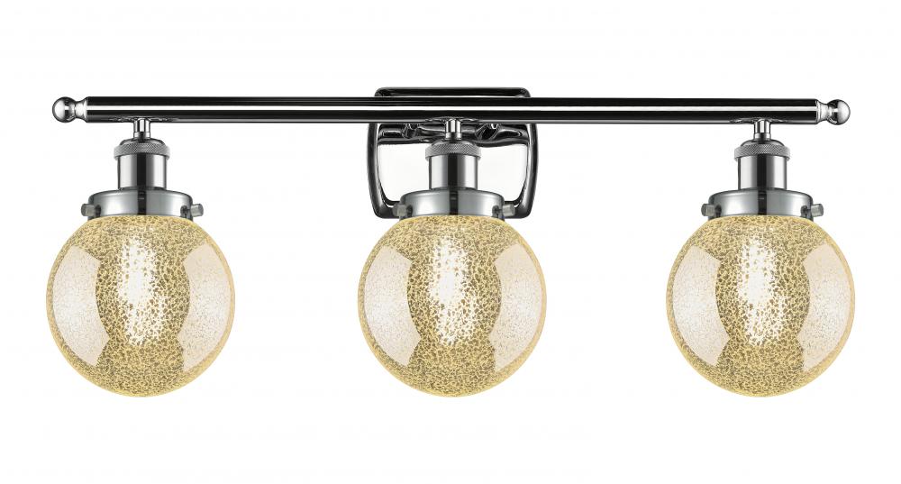 Beacon - 3 Light - 26 inch - Polished Chrome - Bath Vanity Light