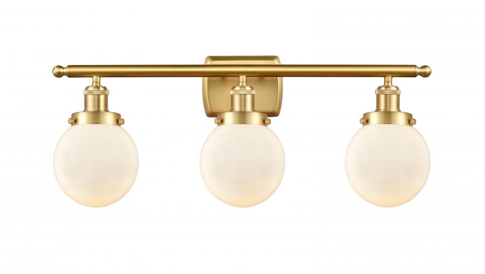 Beacon - 3 Light - 26 inch - Satin Gold - Bath Vanity Light