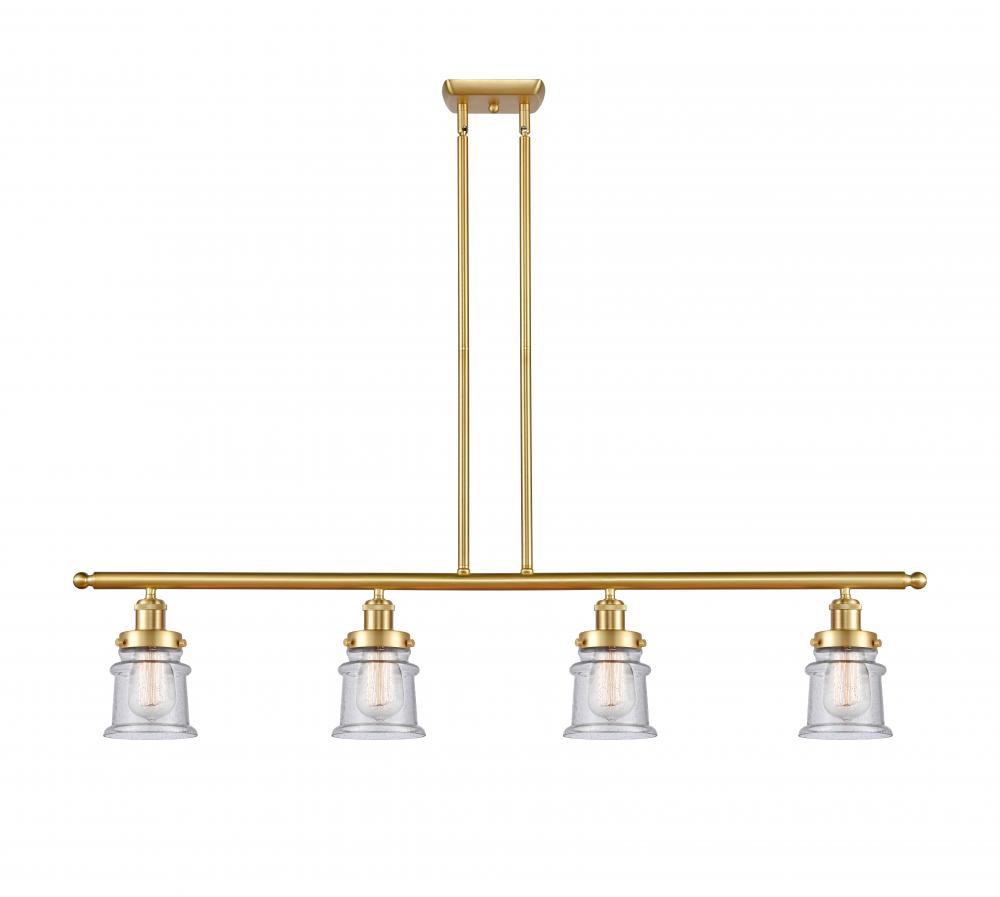 Canton - 4 Light - 48 inch - Satin Gold - Stem Hung - Island Light