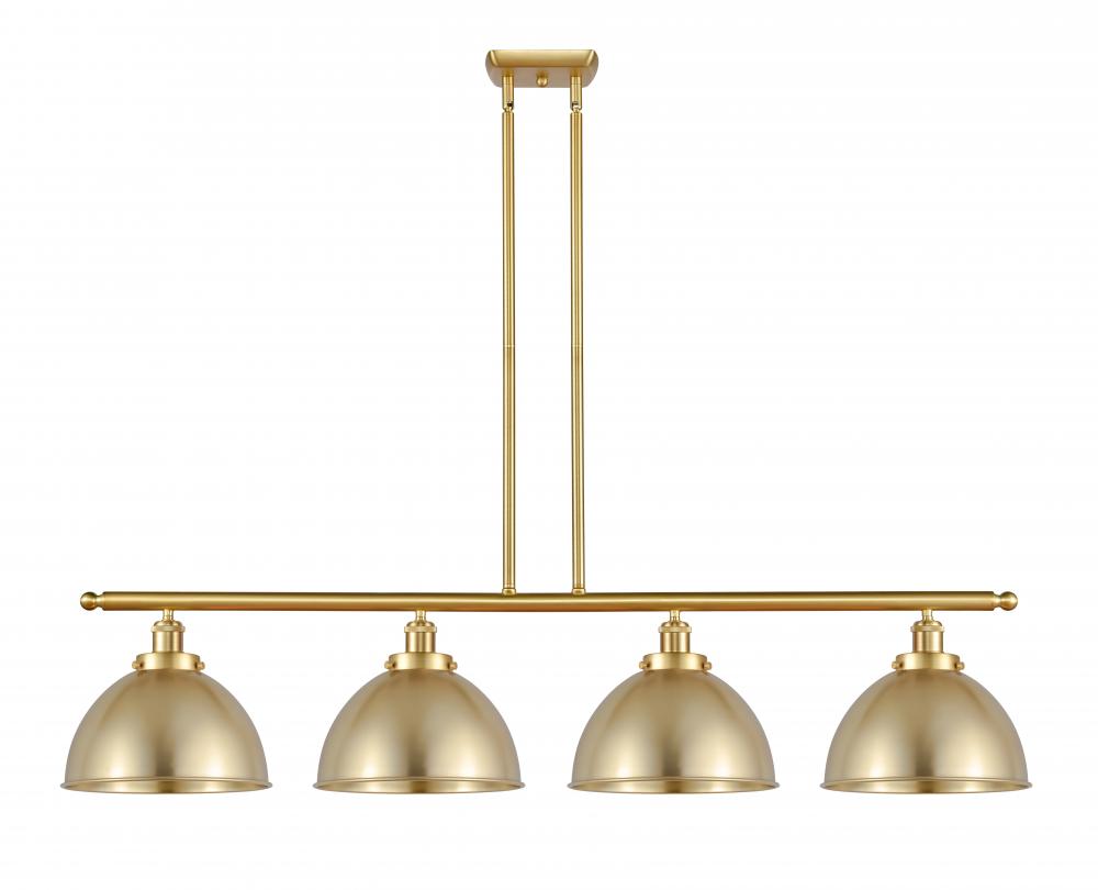 Derby - 4 Light - 48 inch - Satin Gold - Stem Hung - Island Light