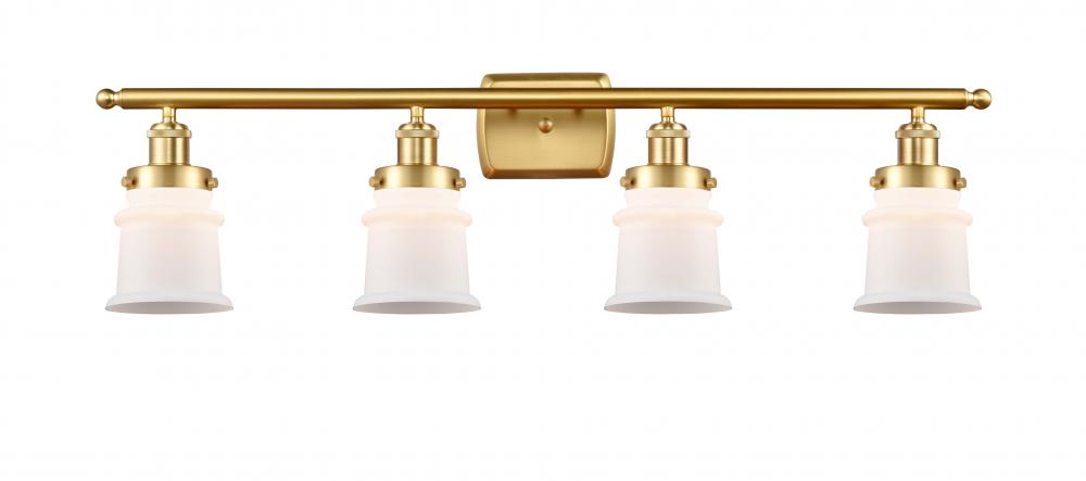 Canton - 4 Light - 36 inch - Satin Gold - Bath Vanity Light