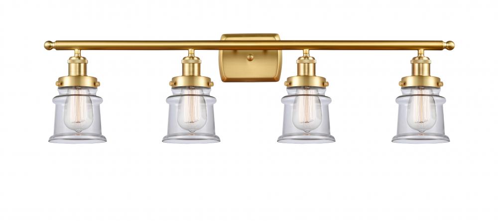 Canton - 4 Light - 36 inch - Satin Gold - Bath Vanity Light