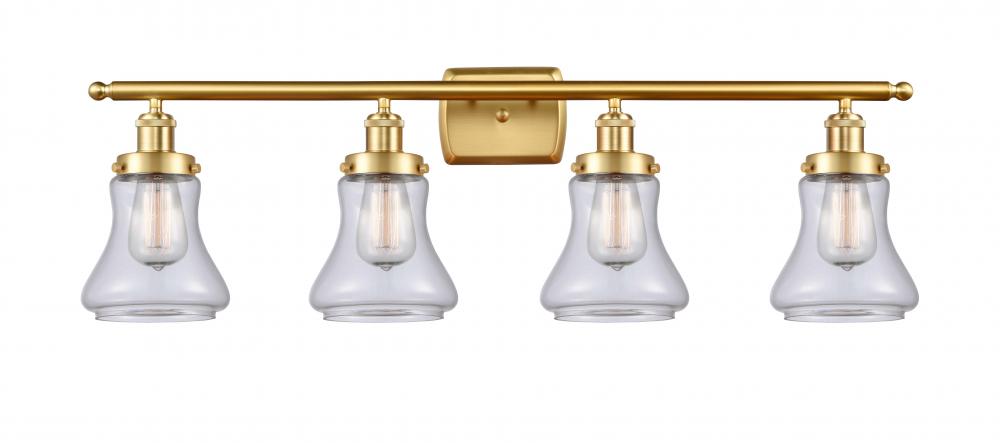 Bellmont - 4 Light - 36 inch - Satin Gold - Bath Vanity Light
