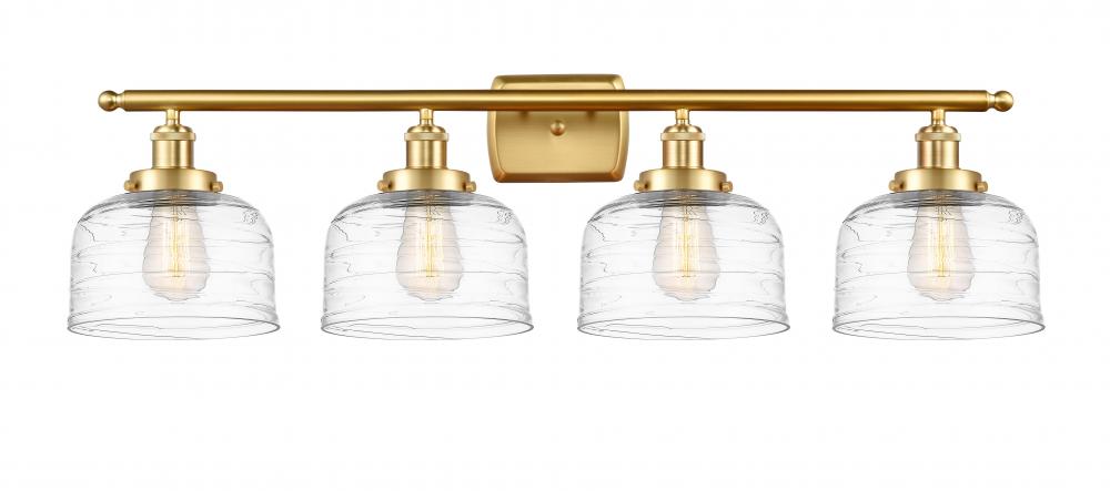 Bell - 4 Light - 38 inch - Satin Gold - Bath Vanity Light